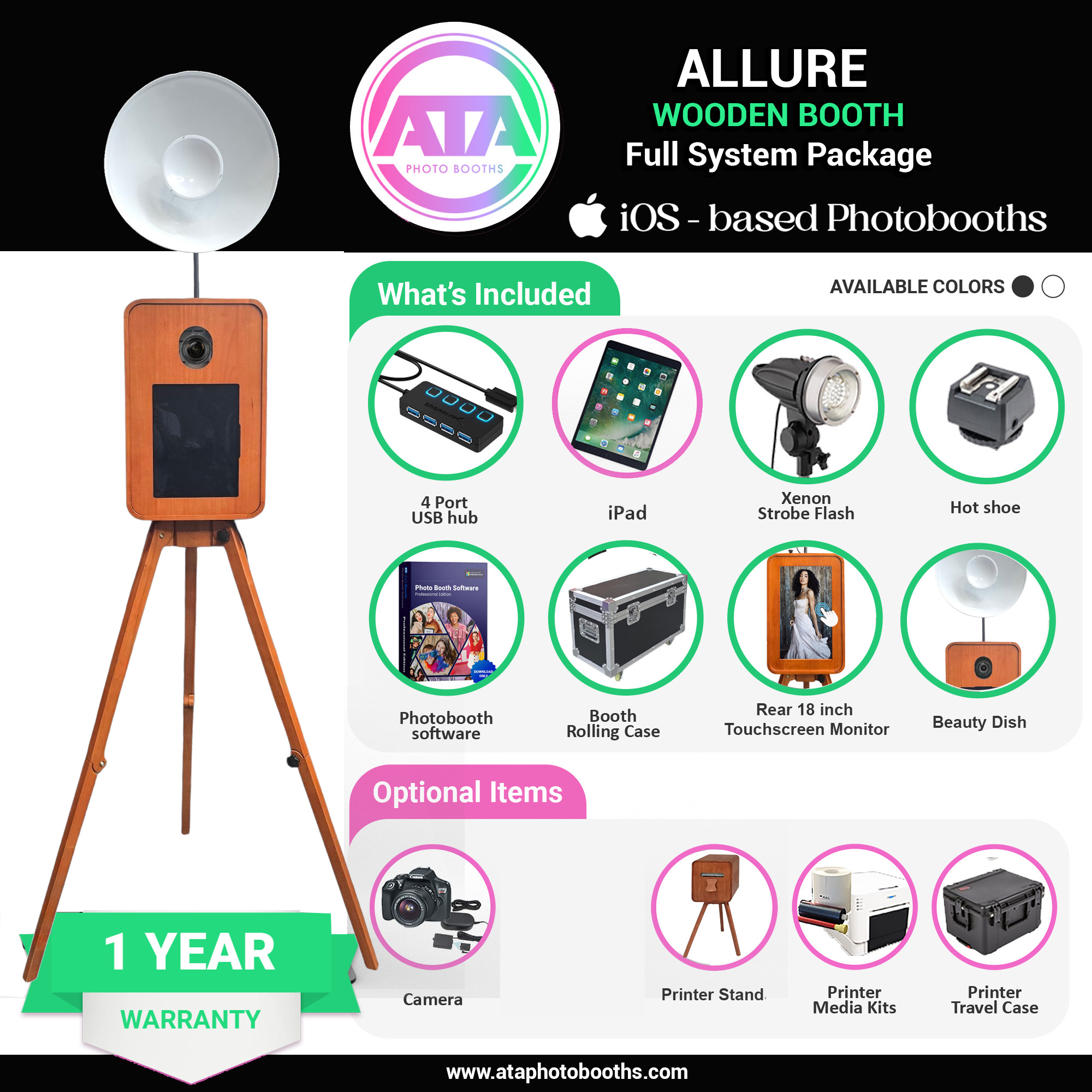 Allure Wooded iPad Based Full System Package